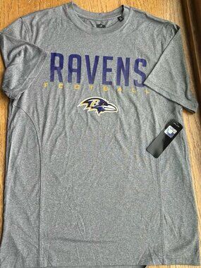 NEW Baltimore Ravens Dri-fit NFL Team Shirt Sz M Football Athletic